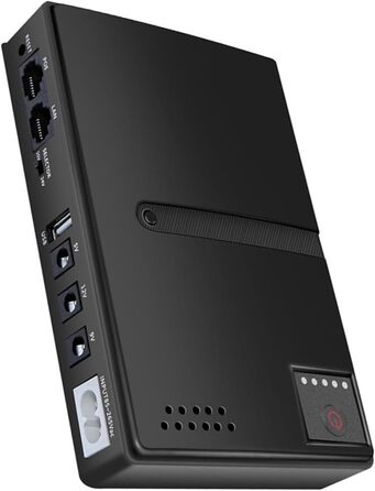 Mini UPS із захистом від перебоїв живлення, USB, 18 Вт, DC USV, батарея-резерв для камери, роутера, оптичного модему, 15 В, 24 В, POE, 5 В, 9 В, 12 В (EU-штекер)