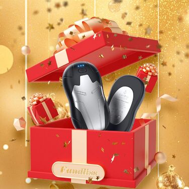 Електричні грілки для рук 2 шт. 10000mAh, двосторонній нагрів, USB, швидкий нагрів, для подарунку, чорний, срібний