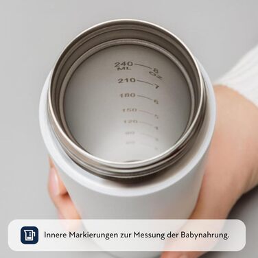 Nuby RapidCool™ - Готувальник дитячої суміші за 2 хвилини, з дозатором, ізотермічною пляшкою та цифровим дисплеєм - Ідеально для подорожей