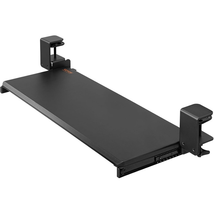 Висувна платформа для клавіатури VEVOR під стіл, 680 x 280 мм, з міцною C-клемою, для дому та офісу