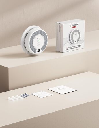 X-Sense Детектор диму та CO з Wi-Fi, 2-в-1, SC06-WX, 1 шт.