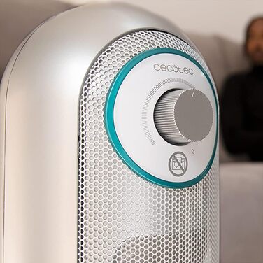 Обігрівач керамічний Cecotec ReadyWarm 10050 Top Ceramic Pro, 2200 Вт, з осциляцією, 3 режими, світло, безпека