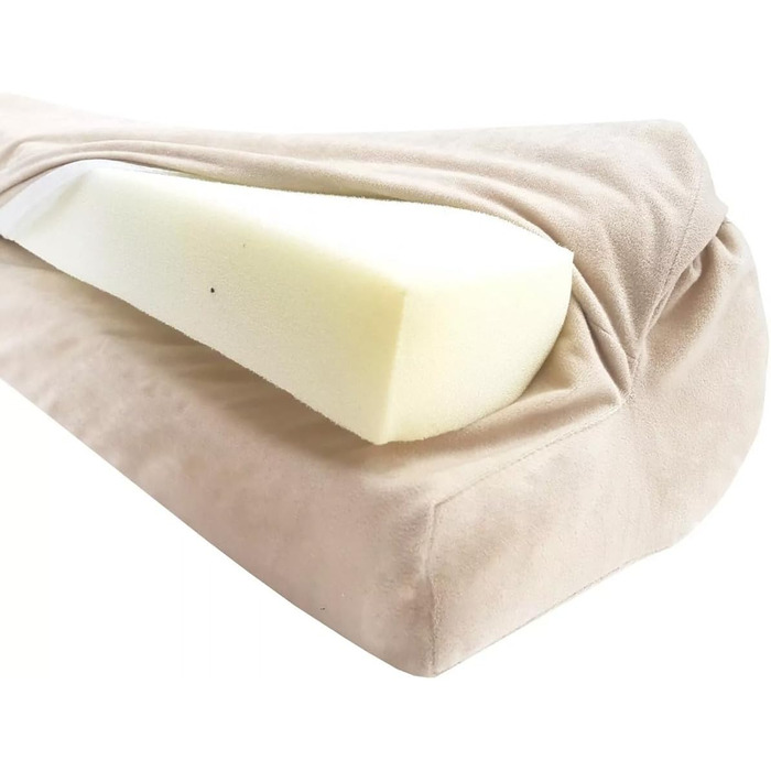 Захист для ліжечка дитячого бортик-подушка від випадання (120 см, Бежевий)