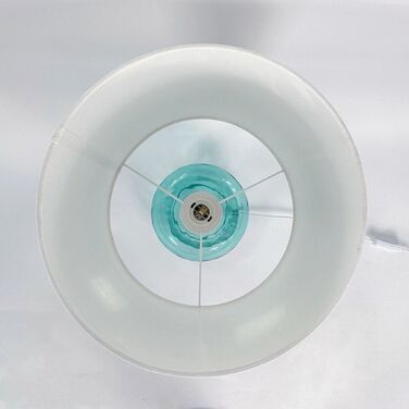 Лампа для столу Relaxdays зі скляною основою та тканинним абажуром