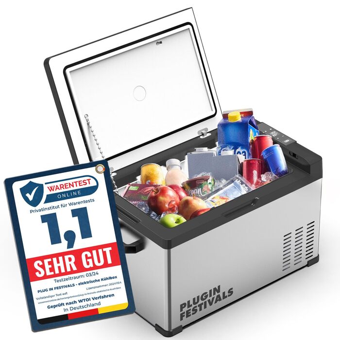 Автомобільний компресорний холодильник/морозильник 30л -20°C 12/230V для кемпінгу та подорожей