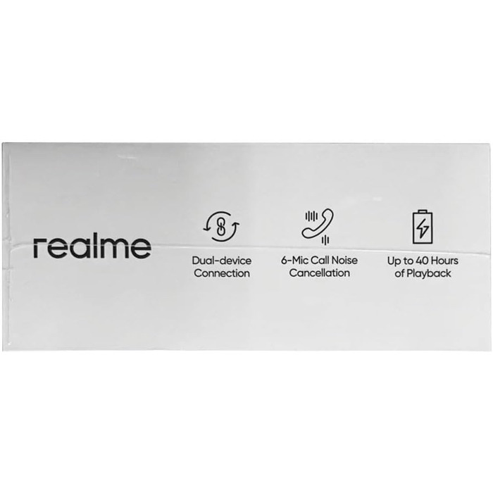 Навушники realme Buds Air 6 Pro Bluetooth 5.3, 6 мікрофонів, HiFi стерео, IP55, Чорний