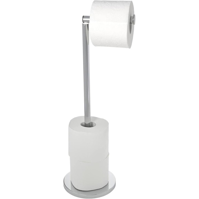 Тримач туалетного паперу WENKO Stand 2 в 1 глянцевий, набір з 2 шт.
