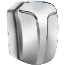 Електричний сушар для рук QL автоматичний з HEPA-фільтром, нержавіюча сталь, настінний, 1150W, срібний