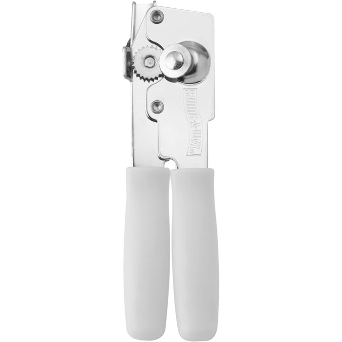 Відкривачка для консервів Swing-A-Way біла, компактна, 15.2 см