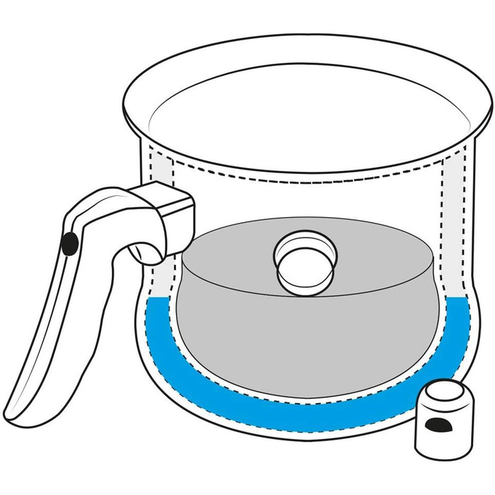 Каструля для молока Orion Group з нержавіючої сталі 2.5 л (без кришки)