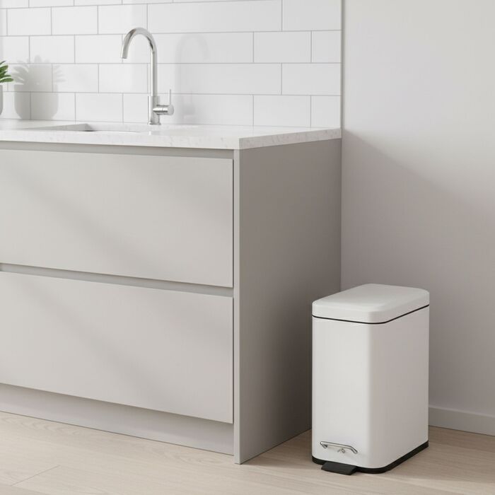 Відро для сміття Relaxdays 5 л з м'яким закриттям