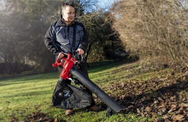 Електричний листозбірник Einhell GC-EL 3000 E з колесами, 3000 Вт, 45 л, Saug-/Blasфункція