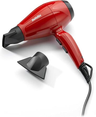 Фен BaByliss 6713DE, керамічне покриття, (Pro Intense 2400 Вт, червоний)