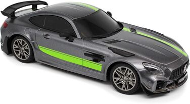 Модель автомобіля Mercedes-AMG GT Pro (1:24) CMJ – радіокерування, офіційна ліцензія, робочі фари, сірий колір