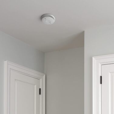 Датчик диму FireAngel FA6120-INT-T2 (2 шт.) з батареєю на 10 років, кнопкою тестування/вимикання, заміна ST-622/ST-620, білий