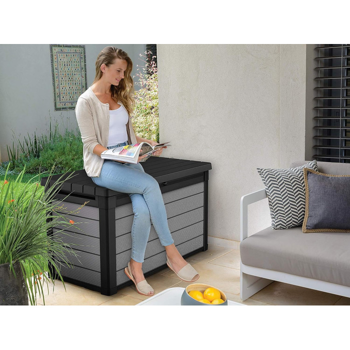 Ящик для подушок Keter Ondis24 Premier Box XL, садові меблі, водонепроникний (380л)