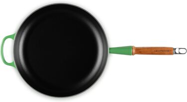 Сковорода LE CREUSET Signature з чавуну з дерев'яною ручкою, 28 см (Bamboo)