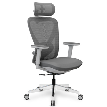Крісло Mealux Q1 Air Fabric Grey (арт. HF Q-1 F/G)