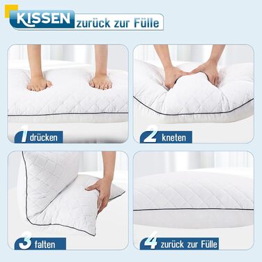 Подушка для сну на все тіло AS AWESLING з ефектом пам'яті (Memory Foam), біла, 160 x 50 см, з чохлом для підтримки бокового сну