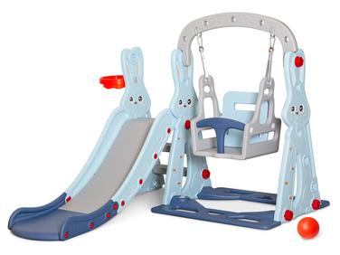 Гірка для дітей Mealux Bunny (арт. KD-B261 Blue)