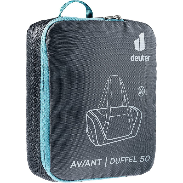 Спортивна сумка deuter AViANT Duffel 50 Дорожня сумка чорного кольору