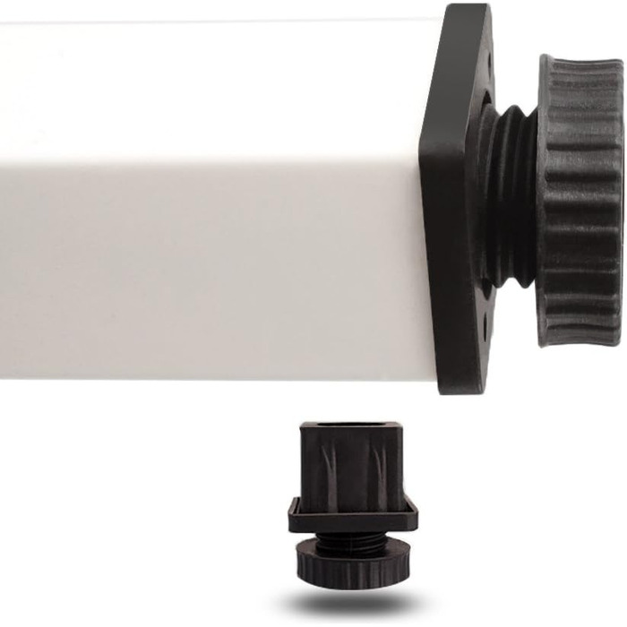 Складний стіл-трансформер 120x60 см: комп'ютерний, офісний, обідній - з дерева та металу, білий (тіковий відтінок)