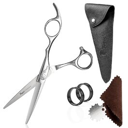 Професійні ножиці для волосся Fagaci, сталь 440C, надзвичайно гострі, тонкий зріз, 65 символів