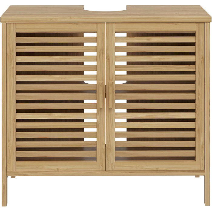 Шафа для ванної кімнати Bellamio Newa Badregal – бамбукова шафа з 5 полицями, 140x33x33 см