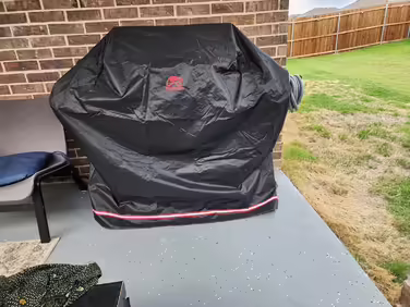 Чохол для гриля Turtle Life 52'' водонепроникний, для газових грилів Weber, Char-Broil, 3 пальники, чорний, преміум-якість