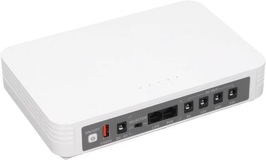 Mini UPS 8000mAh з голосовим підключенням, DC 5V 9V 12V POE 15V 24V, USB 5V 2A, захист від перенапруги, блок живлення для роутерів, модемів, камер (EU-штекер)