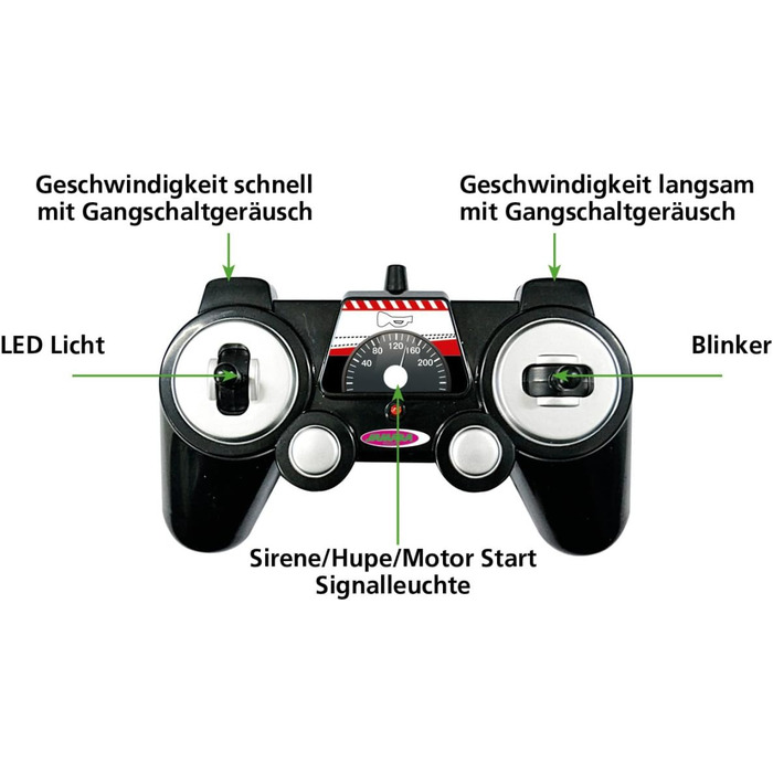 Модель Mercedes-Benz E350 Coupe 1:16 JAMARA 410023, 2.4GHz, звук сирени, сигналізація, світлові ефекти, 4 швидкості