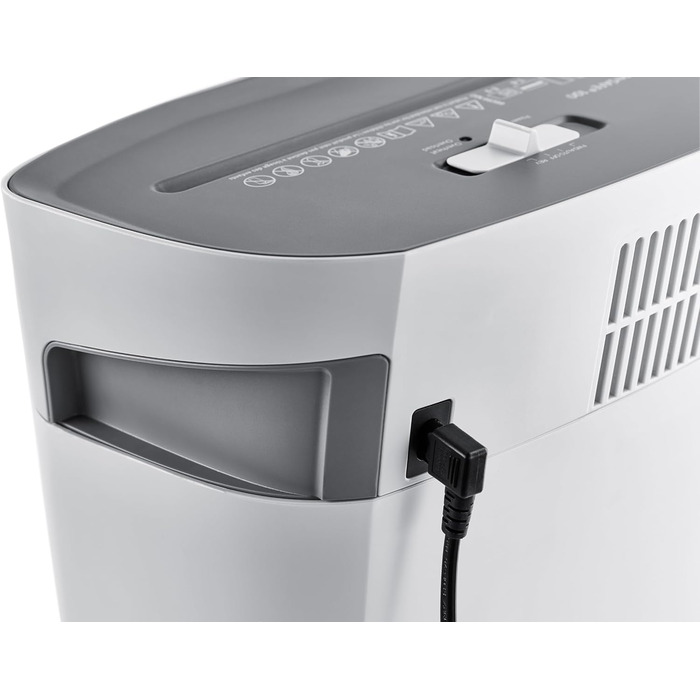 Шредер Dahle PaperSAFE PS 120: 8 листів, P4, частинковий різання, без масла, сірий