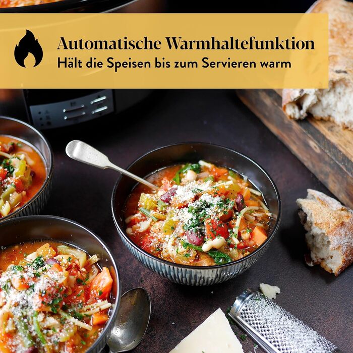 Мультиварка Crockpot Digital Slow Cooker 7.5 л з регулюванням часу приготування | Нержавіюча сталь [CSC063X]