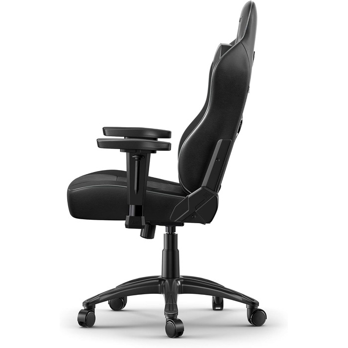 Крісло AKRacing California Gaming Chair, шкірозамінник, 5 років гарантії (Ojai, чорний)