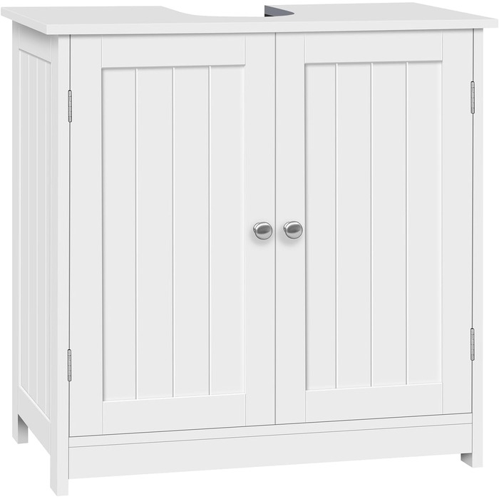 Підставка під раковину WOLTU, тумба під раковину, 60x30x60 см, білий колір, без колони