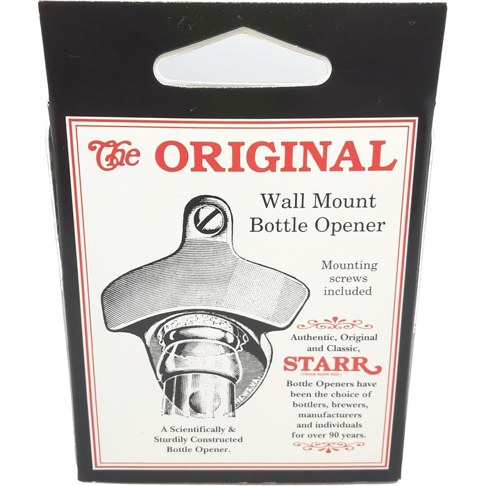 Настінна відкривачка для пляшок OPEN BOTTLE HERE STARR-X США