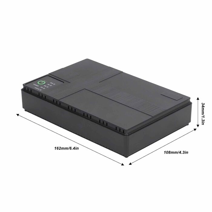 USV 10400 mAh з батареєю для роутера, модема та смартфона, EU-штепсель, 100-240V