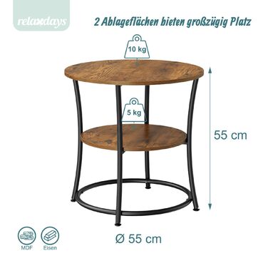 Підставка Relaxdays з двома полицями