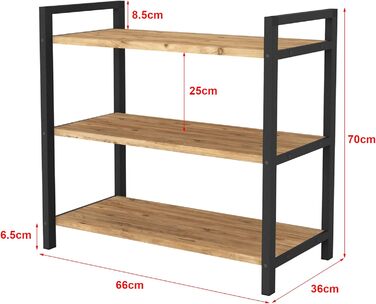 Підставка для взуття Sømna 70x66x36см Шафа для взуття