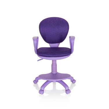 Дитячий стілець / дитячий письмовий стілець KID COLOUR тканина фіолетовий hjh OFFICE