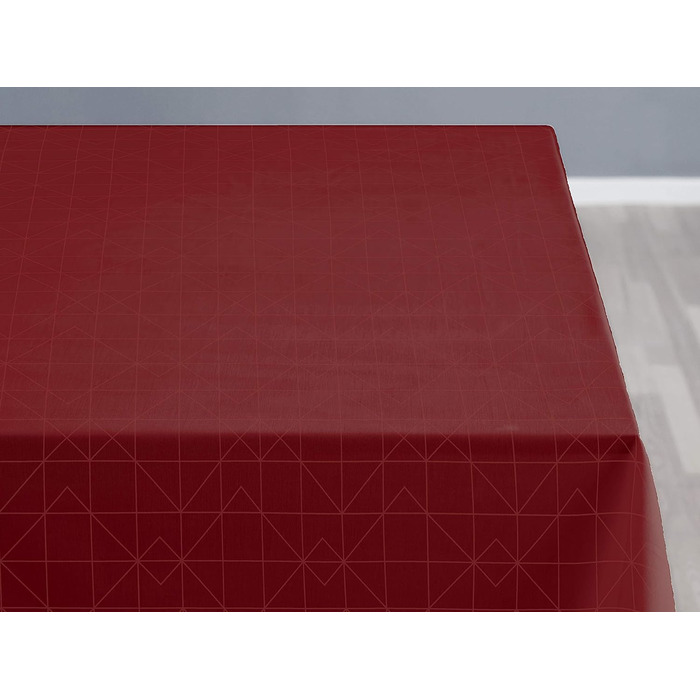 Скатертина Sdahl Refined (damask/Oeko-Tex) водовідштовхувальна червона, біла 140x180 см