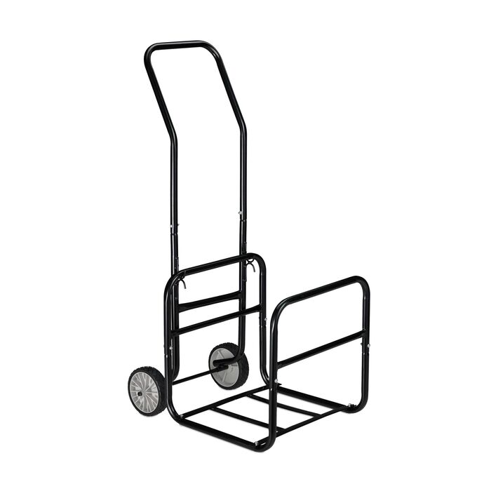 Візок Relaxdays для дров з дерев'яним кошиком