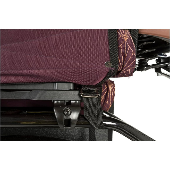 FAST RIDER Fastrider Nara Double Pannier Trend MIK (Deco Aubergine), FAST RIDER Fastrider Nara Double Pannier Trend MIK (Deco Aubergine)