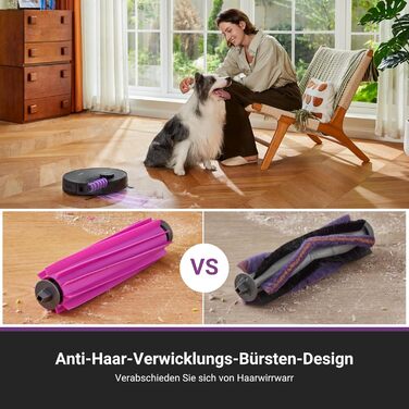 Робот-пилосос Eureka E20 Plus: 8000 Pa, самостійна очистка, DuoDetect AI, білий/чорний