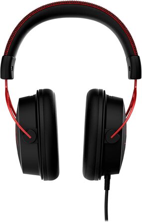 Ігрова гарнітура HyperX Cloud Alpha 2021, чорно-червона, з мікрофоном, 50 мм драйвери, USB, для PC/PS5/PS4/Xbox/Switch