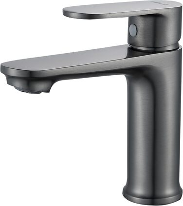 Набір змішувачів для ванної кімнати Belz, латунь, однозахватний, для мийки, сірий, темно-сірий