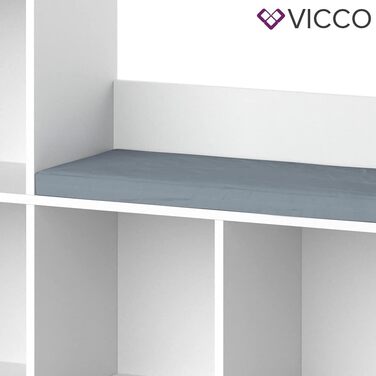 Полиця дитяча Vicco Luigi, біла, 107,2 x 88,6 см біла без відкидних коробок