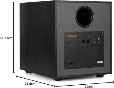 Сабвуфер Klipsch R-100SW, чорний