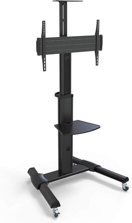 Підставка для телевізора Conecto TV Stand з роликами, регульована по висоті, поворотна, 37-70 дюймів, чорна, модель LM-FS02G