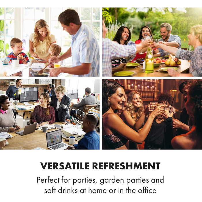 Машина для приготування льоду Klarstein Eiswürfelmaschine, 1.5L, 12 кг/день, срібна